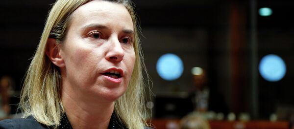 Federica Mogherini, jefa de la diplomacia europea - Sputnik Mundo
