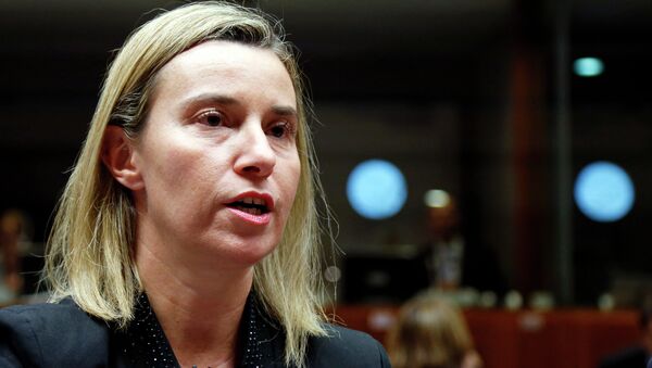 Federica Mogherini, jefa de la diplomacia europea - Sputnik Mundo
