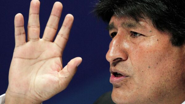 Evo Morales, presidente de Bolivia - Sputnik Mundo