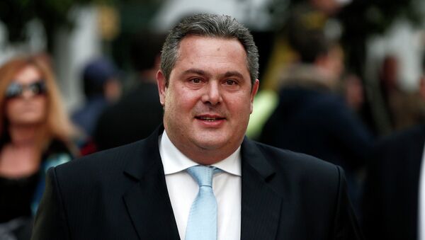 Panos Kammenos, ministro de Defensa Nacional de Grecia - Sputnik Mundo