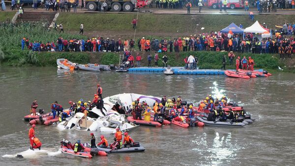 Accidente aéreo en Taiwán - Sputnik Mundo