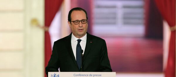 François Hollande, presidente de Francia - Sputnik Mundo