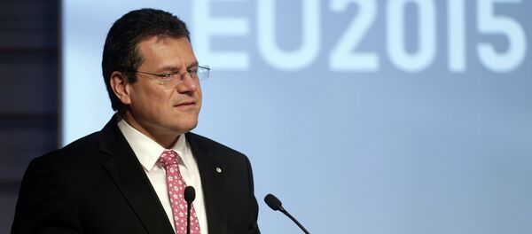 Maros Sefcovic, vicepresidente de la Comisión Europea para la Unión Energética - Sputnik Mundo