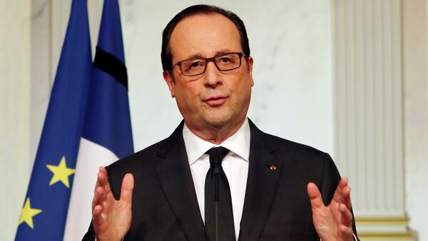 François Hollande, presidente de Francia - Sputnik Mundo