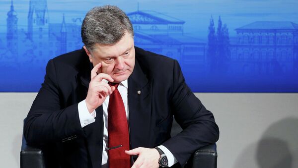 Petró Poroshenko, presidente de Ucrania - Sputnik Mundo