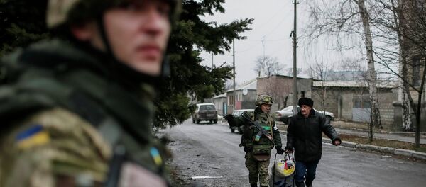 Militares ucranianos en Debáltsevo - Sputnik Mundo