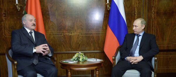 Президент РФ В.Путин встретился с президентом Белоруссии А.Лукашенко - Sputnik Mundo