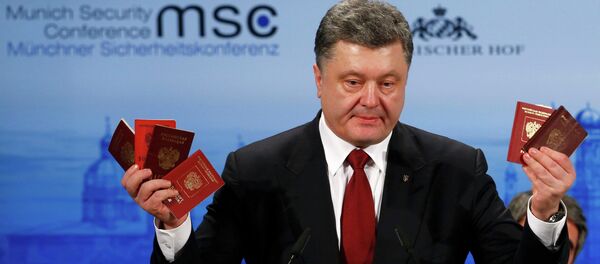 Petró Poroshenko, presidente de Ucrania - Sputnik Mundo