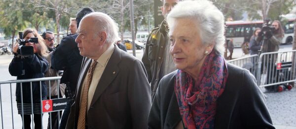 Ex presidente de Cataluña, Jordi Pujol con su esposa Marta Ferrusola - Sputnik Mundo