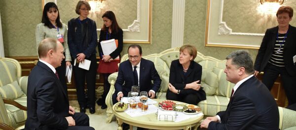 Líderes del cuarteto de Normandía - Sputnik Mundo