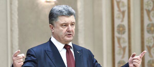 Petró Poroshenko, presidente de Ucrania Petró Poroshenko, presidente de Ucrania - Sputnik Mundo