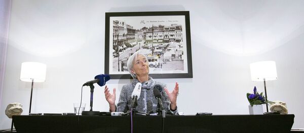Christine Lagarde, directora del Fondo Monetario Internacional - Sputnik Mundo