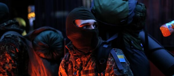 Efectivo del batallón Azov - Sputnik Mundo