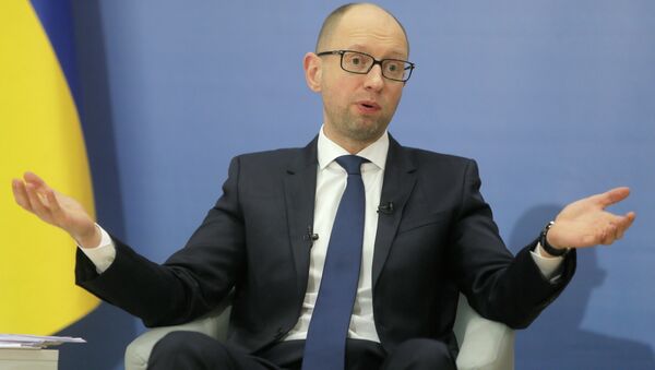 Arseni Yatseniuk, primer ministro de Ucrania - Sputnik Mundo