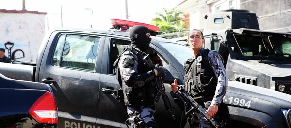 Policía Militar de Río de Janeiro (archivo) - Sputnik Mundo
