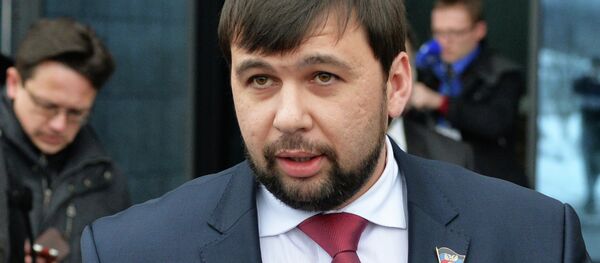 Denís Pushilin, representante de la autoproclamada República Popular de Donetsk (RPD) - Sputnik Mundo