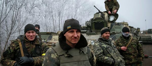 Militares ucranianos cerca de Debáltsevo - Sputnik Mundo