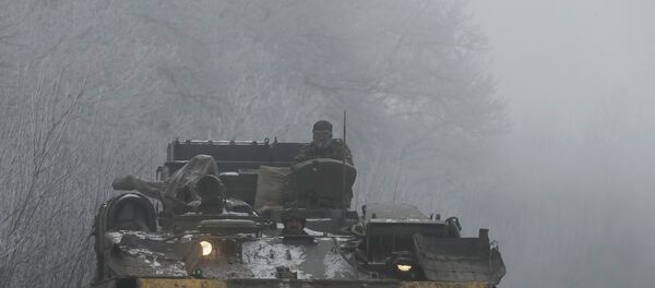 Soldados ucranianos cerca de la ciudad de Debáltsevo - Sputnik Mundo