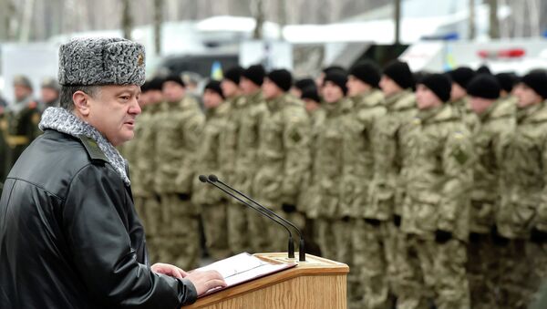 Petró Poroshenko, presidente de Ucrania - Sputnik Mundo