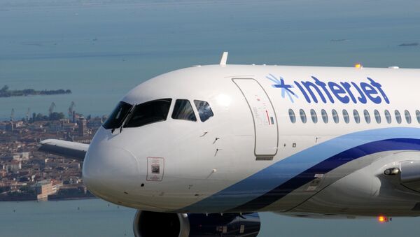 SSJ100 for Interjet - Sputnik Mundo