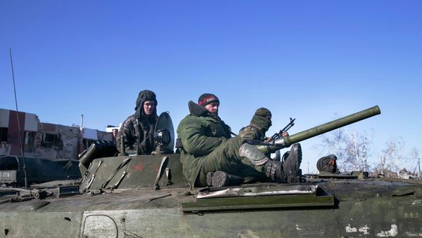 Militares ucranianos en Debáltsevo - Sputnik Mundo