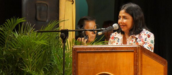 La ministra Delcy Rodríguez - Sputnik Mundo