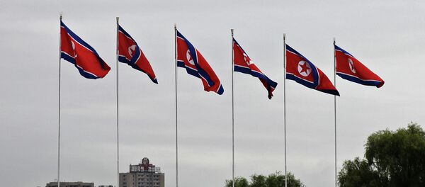 Banderas de Corea del Norte - Sputnik Mundo
