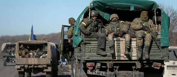 Militares ucranianos en Debáltsevo - Sputnik Mundo