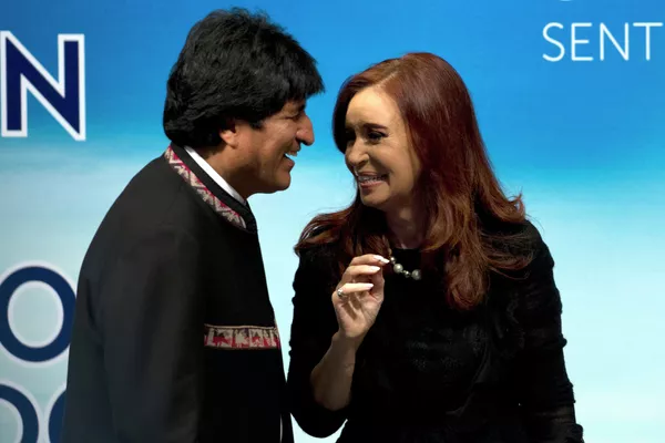 El expresidente de Bolivia, Evo Morales y expresidenta de Argentina, Cristina Fernández de Kirchner El expresidente de Bolivia, Evo Morales y expresidenta de Argentina, Cristina Fernández de Kirchner - Sputnik Mundo