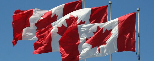 Канадские флаги - Sputnik Mundo