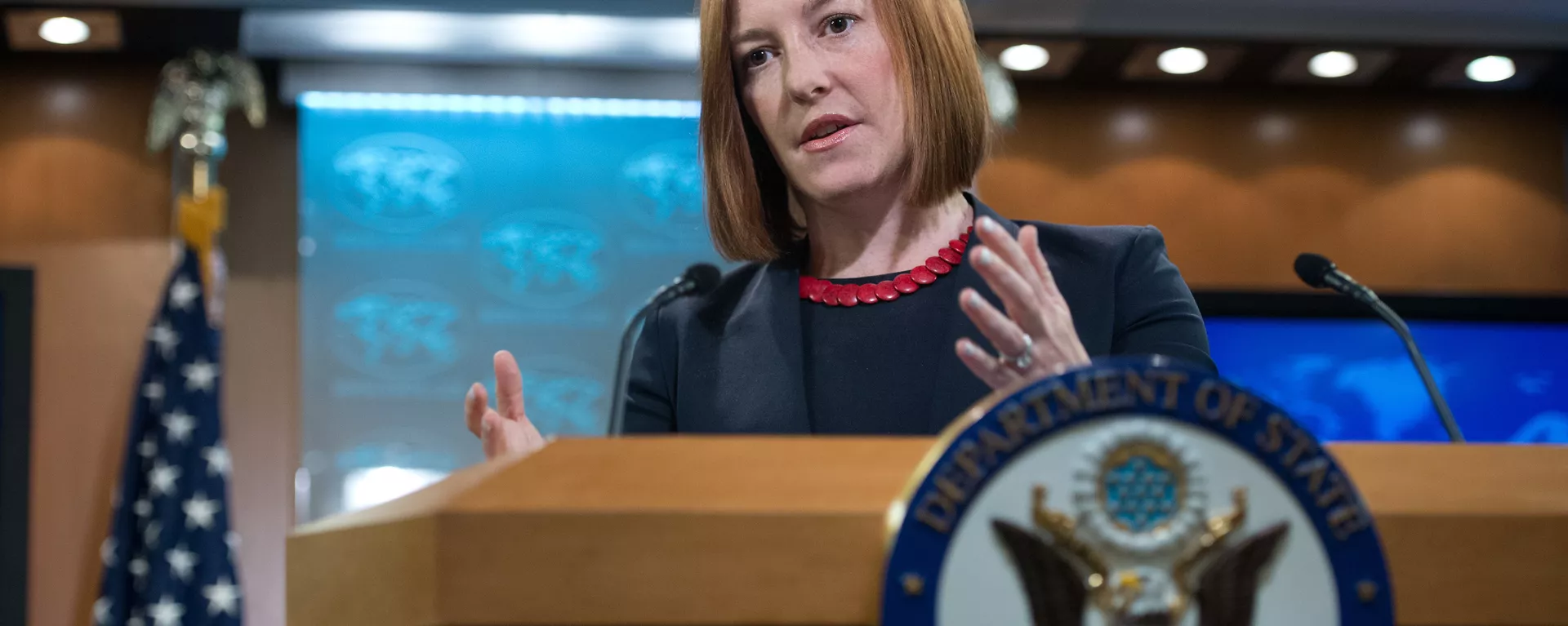 US State Department spokeswoman Jen Psaki US State Department spokeswoman Jen Psaki - Sputnik Mundo, 1920, 23.03.2022