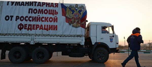 15ª caravana humanitaria para Donetsk y Lugansk - Sputnik Mundo