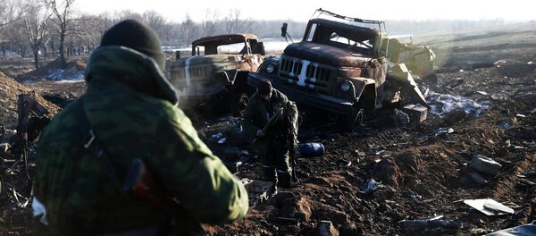 Milicias cerca de compuesto destruido de ejército ucraniano - Sputnik Mundo
