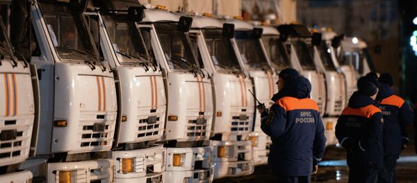 16º convoy humanitario para Donbás 16º convoy humanitario para Donbás - Sputnik Mundo