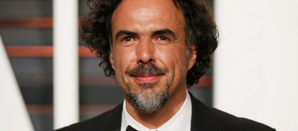 Alejandro G. Inarritu, winner of the acadmey awards for Best Original Screenplay, Best Director, and Best Motion Picture, for Birdman, arrives at the 2015 Vanity Fair Oscar Party in Beverly Hills, California February 23, 2015. - Sputnik Mundo