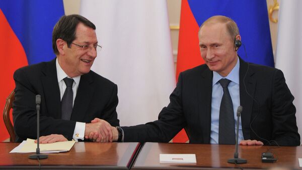 Президент РФ В.Путин провел российско-кипрские переговоры - Sputnik Mundo