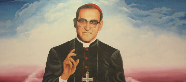 Retrato de Óscar Arnulfo Romero, arzobispo salvadoreño Retrato de Óscar Arnulfo Romero, arzobispo salvadoreño - Sputnik Mundo