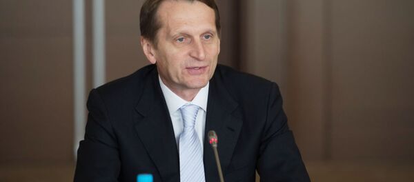 Serguéi Narishkin, presidente de la Duma de Estado de Rusia - Sputnik Mundo