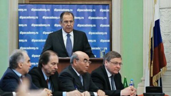 Министр иностранных дел РФ Сергей Лавров Министр иностранных дел РФ Сергей Лавров - Sputnik Mundo