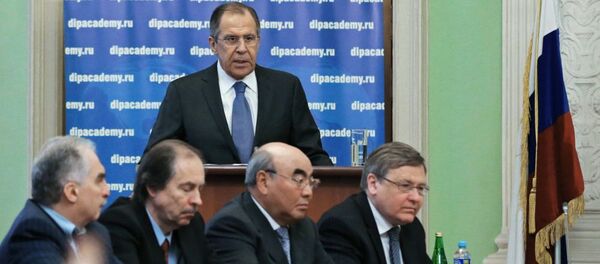 Министр иностранных дел РФ Сергей Лавров - Sputnik Mundo