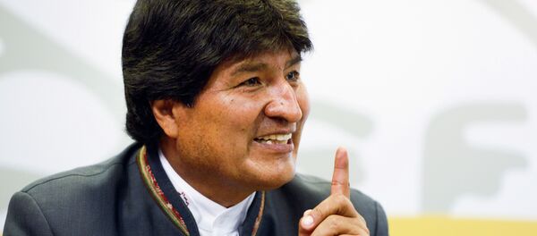 Evo Morales, presidente de Bolivia Evo Morales, presidente de Bolivia - Sputnik Mundo