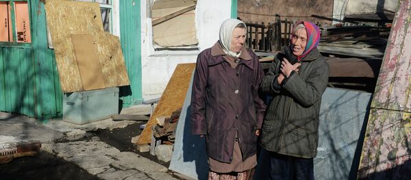 Situación en un pueblo cerca de Donetsk - Sputnik Mundo