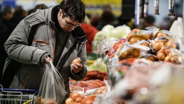 Supermercado en la ciudad de Novgorod Rusia - Sputnik Mundo