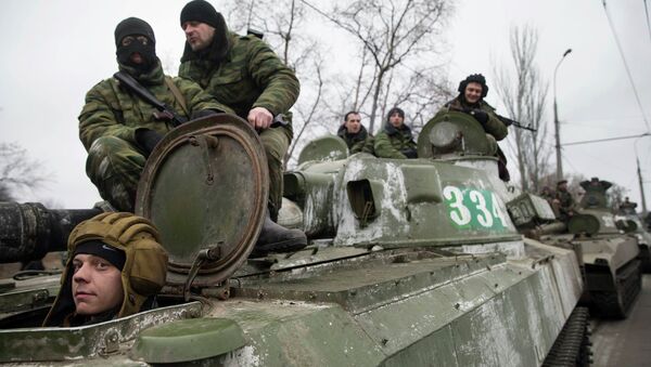 Milicianos de Donetsk - Sputnik Mundo