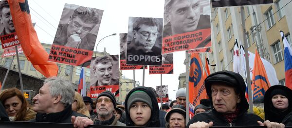 Moscú se moviliza por rendir homenaje a Nemtsov - Sputnik Mundo