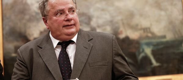 Nikos Kotzias, ministro de Exteriores de Grecia - Sputnik Mundo