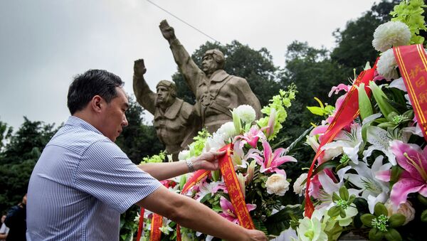 Homenaje a los caídos de la Segunda Guerra Mundial en China (archivo) - Sputnik Mundo