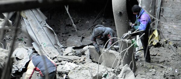 Escombros del aeropuerto de Donetsk - Sputnik Mundo