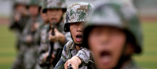 Cadetes del Ejército Popular de Liberación de China - Sputnik Mundo