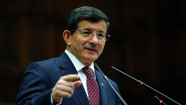 Ahmet Davutoglu, primer ministro de Turquía - Sputnik Mundo